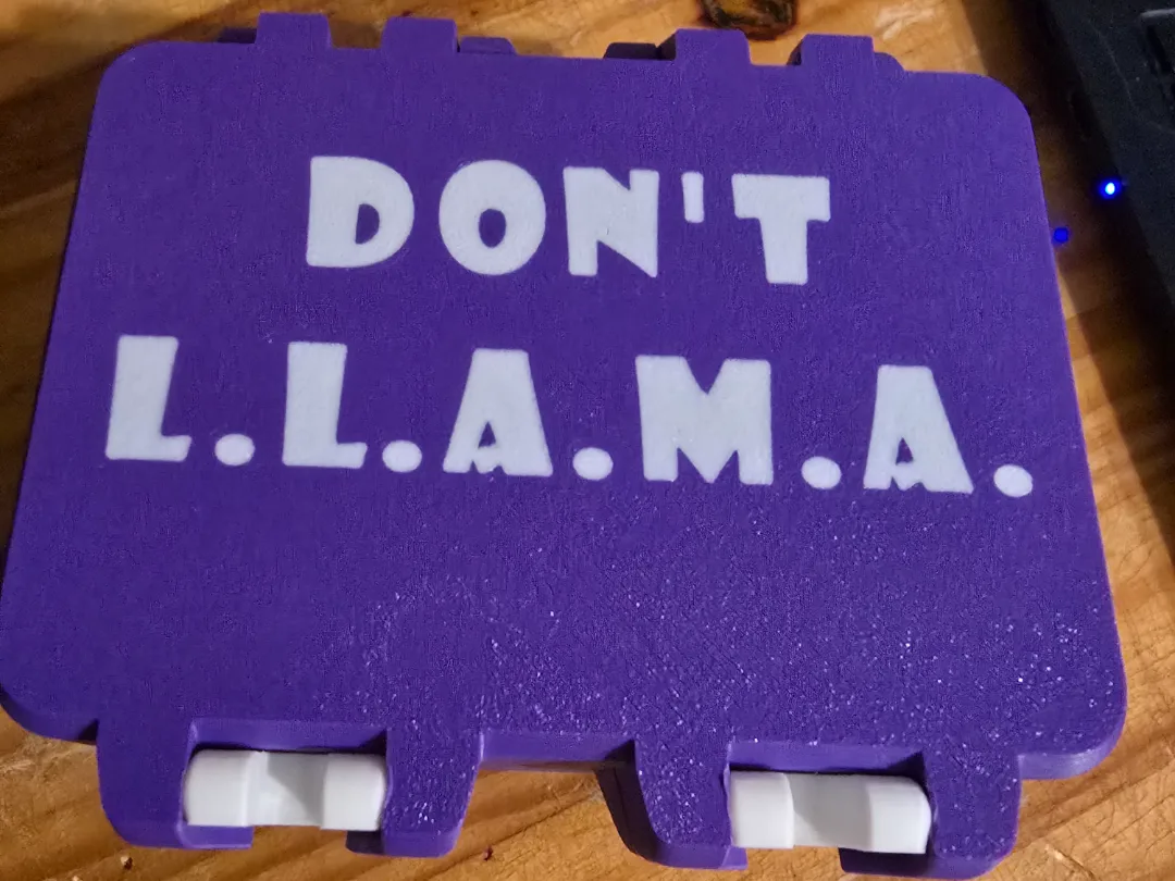 Don't L.L.A.M.A. (Llama) card game