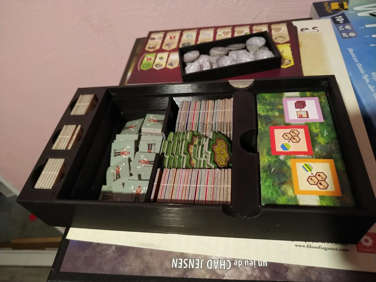Token Insert For The Castles of Burgundy 20th edition