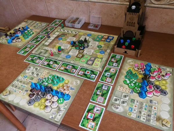 The Castles of Burgundy - 3D tiles