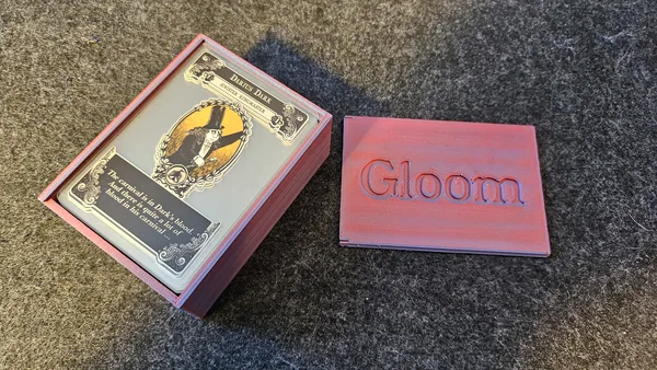 Gloom Card Game Deck Box