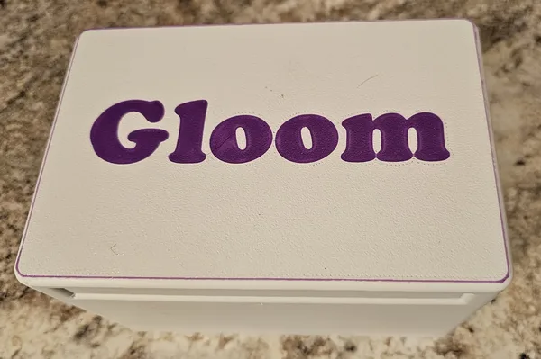Gloom Card Game Storage Box