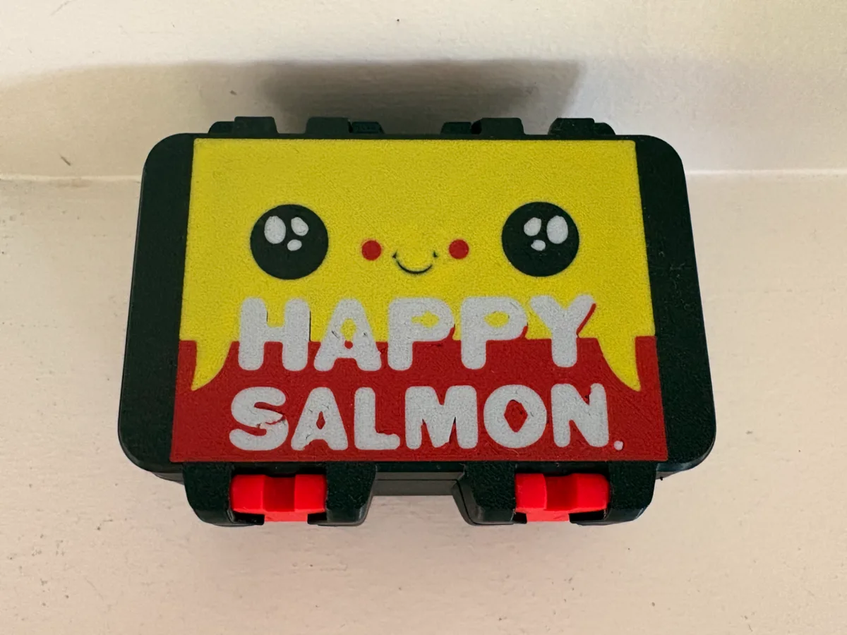 Happy Salmon SnapLock Box
