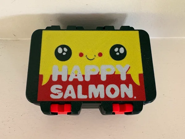 Happy Salmon SnapLock Box