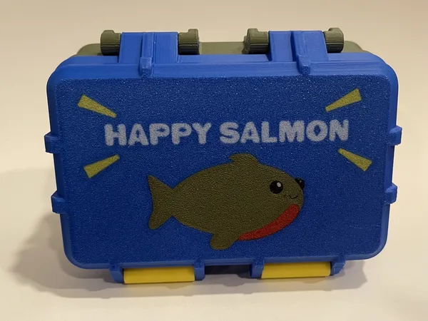Happy Salmon Card Box