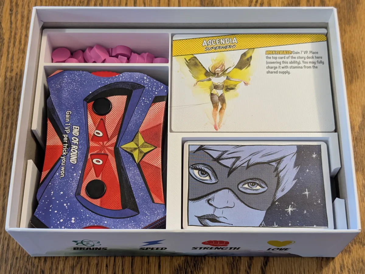 Origin Story game box insert