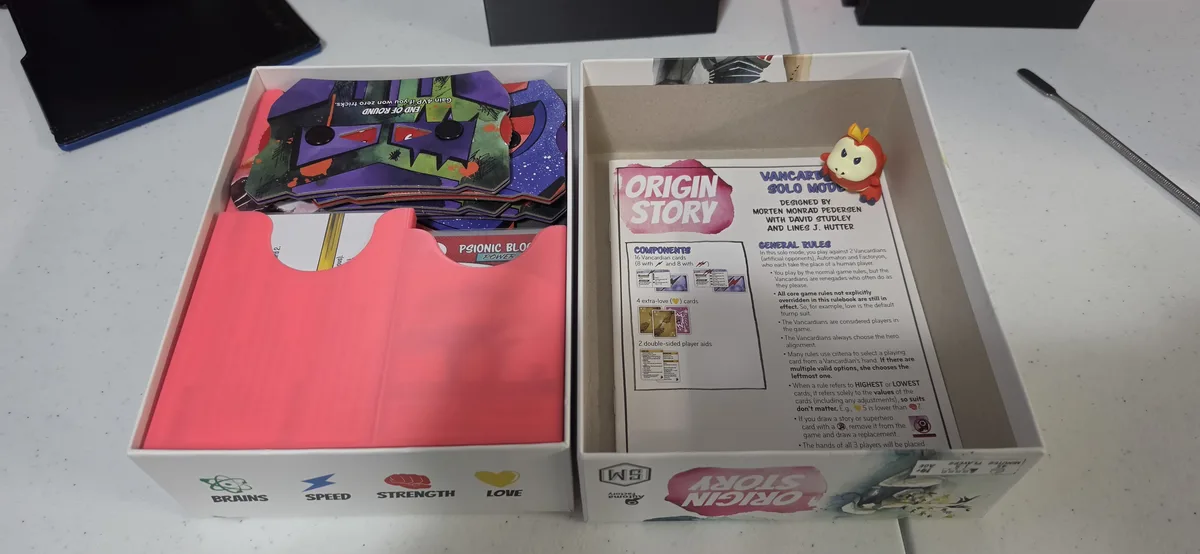 Origin Story - 3D Organizer Sleeved No Box Lift