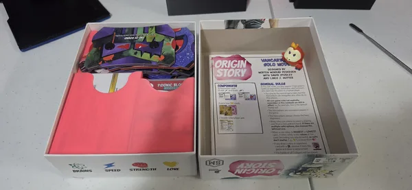 Origin Story - 3D Organizer Sleeved No Box Lift