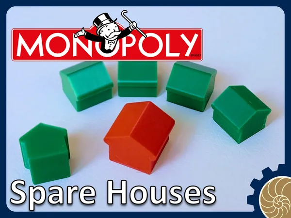 Monopoly - Original Houses and Hotels