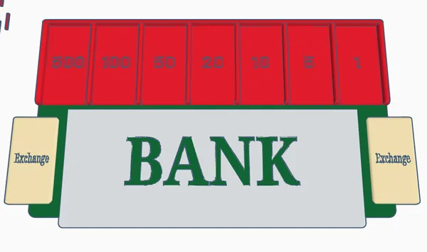 Monopoly Bank Organiser