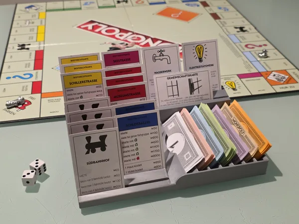Monopoly Geld und Karten Organizer