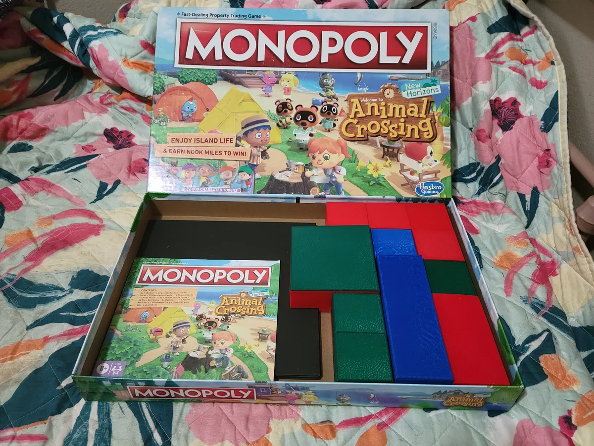 Animal Crossing Monopoly Organizer
