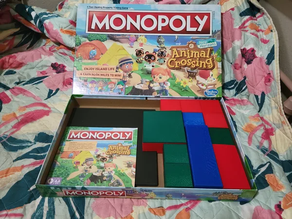 Animal Crossing Monopoly Organizer