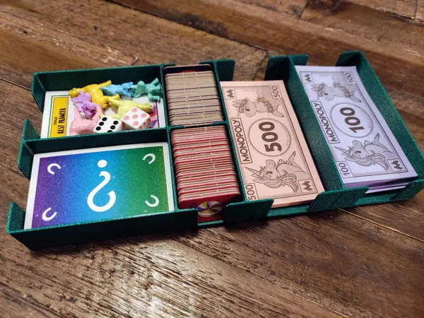 Monopoly Unicorns Vs. Llamas Board Game Piece Holder