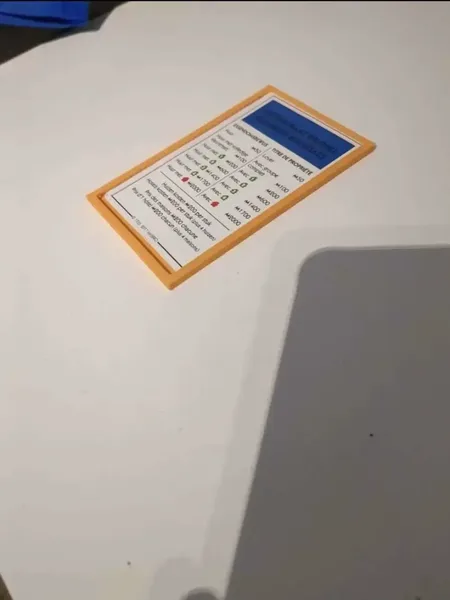 Monopoly card case