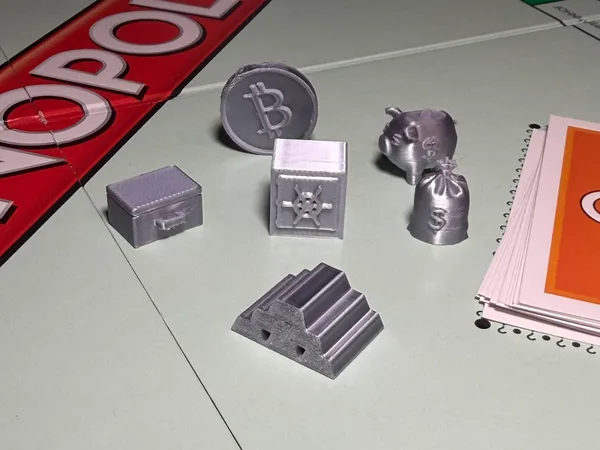Monopoly Spielfiguren - Thema: Money/Finance