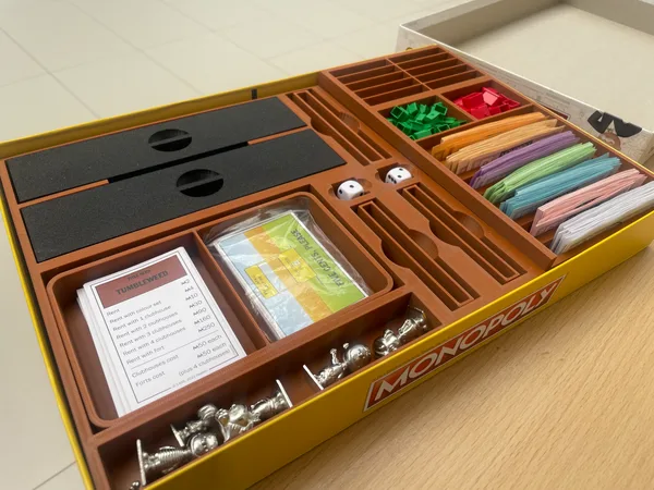 Monopoly Box Organiser Set - Full Box Insert