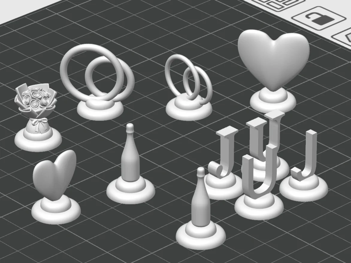 Miniatur-Figuren Monopoly, Brettspiele, Hochzeit