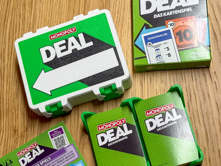 SnapLock Box für Kartenspiel "DEAL" von Monopoly