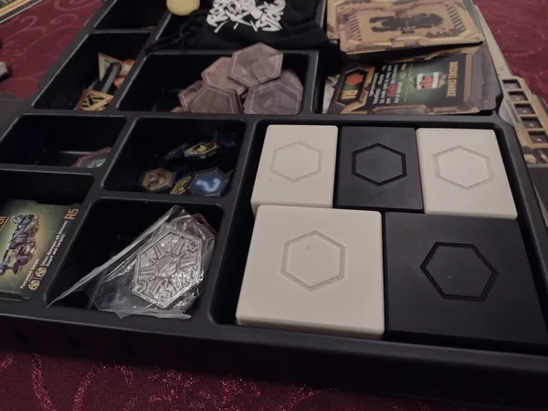 Parts boxes for Deep Rock Galactic board game