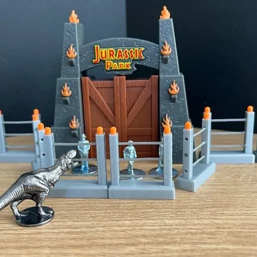 Jurassic Park Monopoly Upgraded Fences