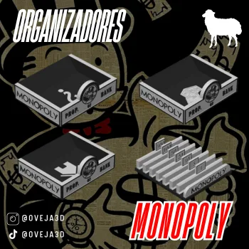 Monopoly Card and Ticket Organizers