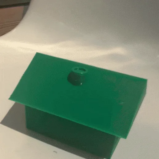 Monopoly House Money Bank Easy Print (Two Parts) Green