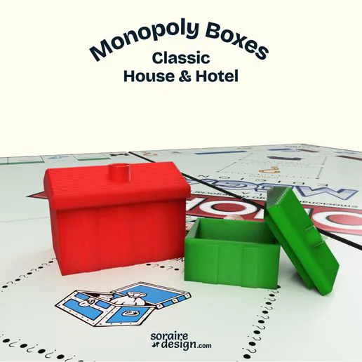 Monopoly Hotel & House Boxes
