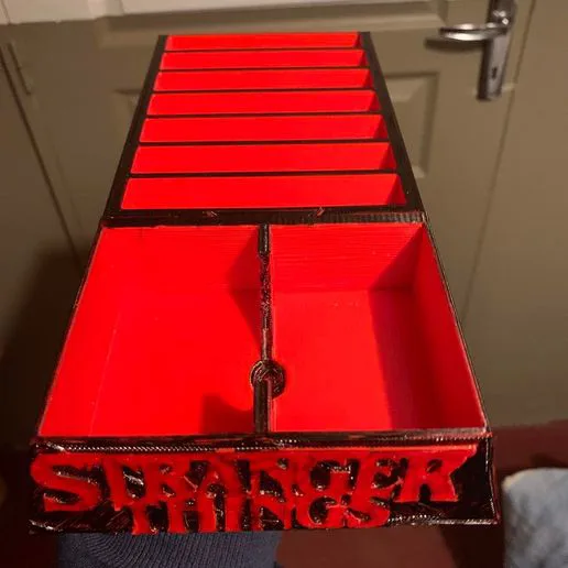 stranger things monopoly card/ticket storage