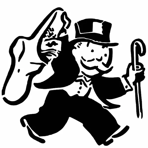 Monopoly stencil
