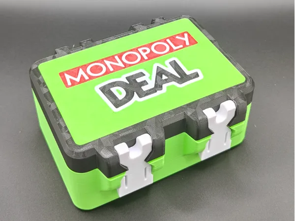 Monopoly Deal Card Box - SnapLock