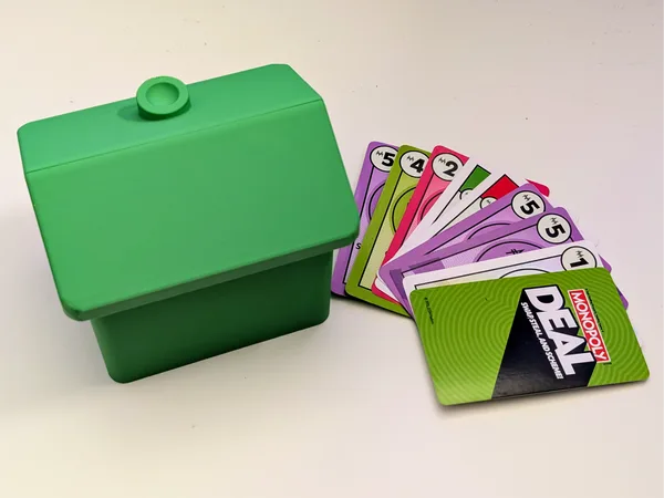 Monopoly Deal Card Box - Monopoly House Case