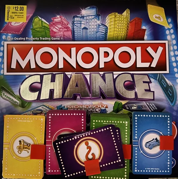 Monopoly Chance Card Storage Clips