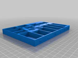 Bamboo Board Game Organizer