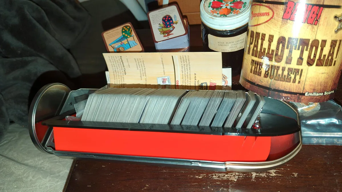 Bang! The bullet - custom insert for sleeved cards