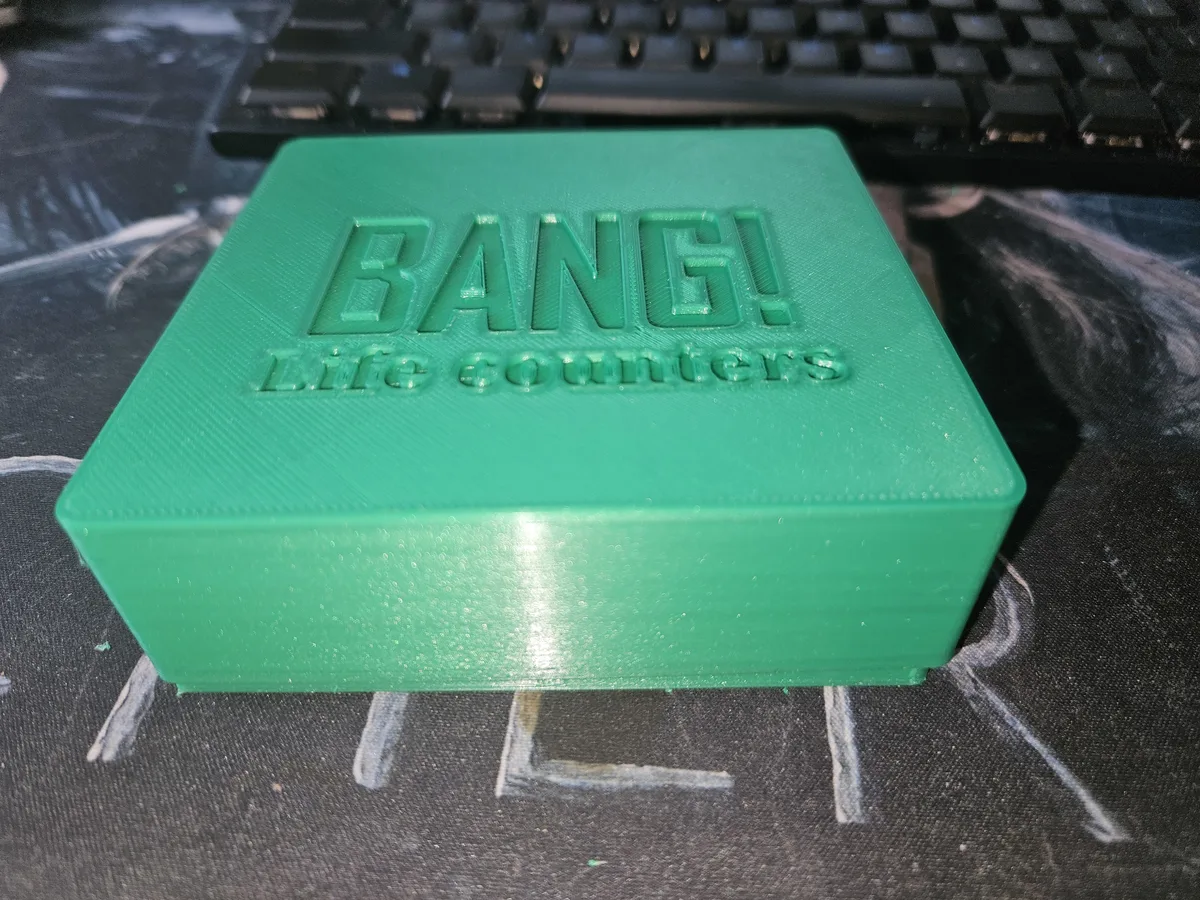 BANG! Life counter box with lid
