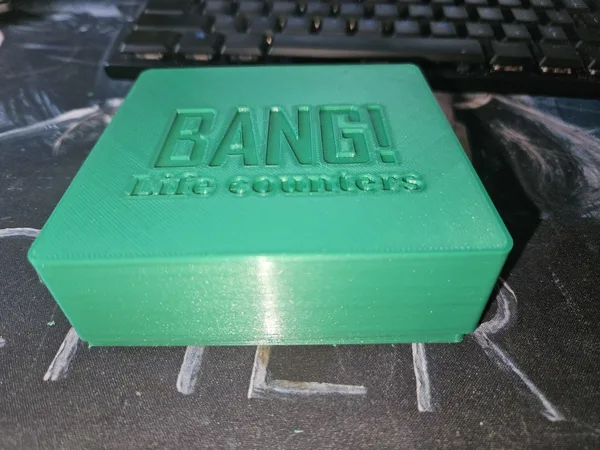 BANG! Life counter box with lid
