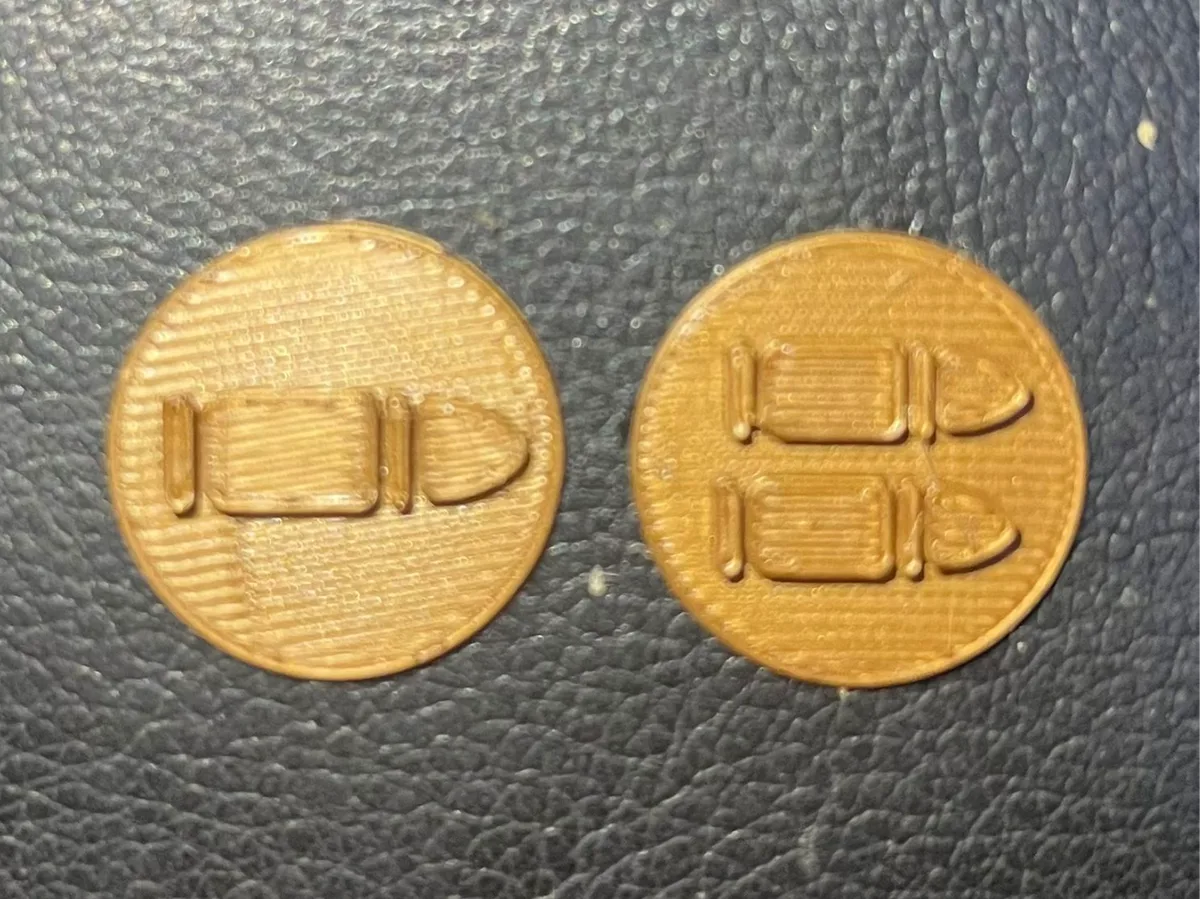 BANG! Board Game Bullet Tokens - Life Counters