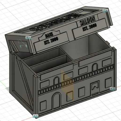 Deck box bang card game