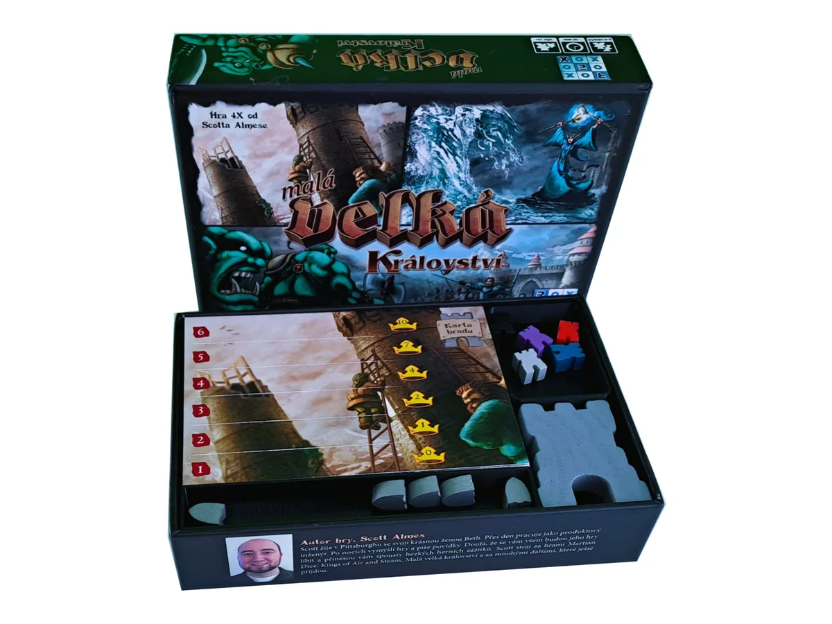 Tiny Epic Kingdoms board game insert