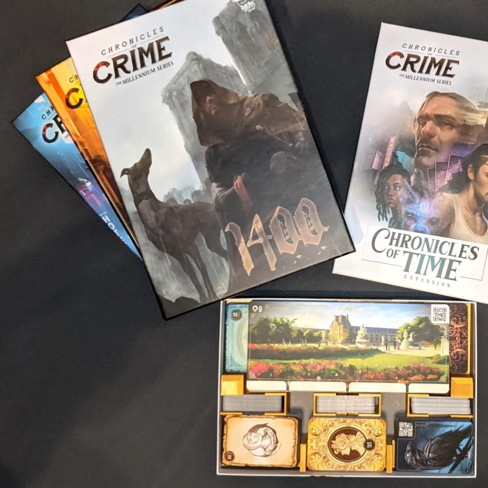 Multiple Game Box Insert - Chronicles of Crime: Millenium - 1400 + 1900 + 2400 +Time