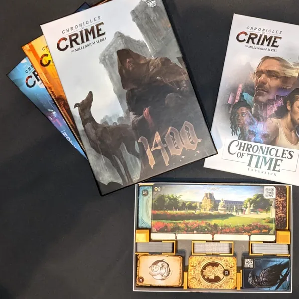 Multiple Game Box Insert - Chronicles of Crime: Millenium - 1400 + 1900 + 2400 +Time