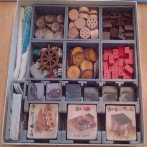 New Bedford Board Game Insert