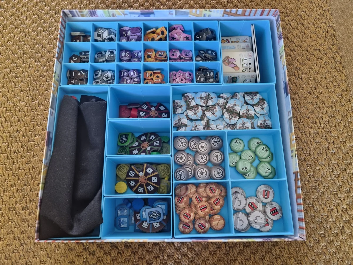 Amsterdam (Stefan Feld) Boardgame Insert