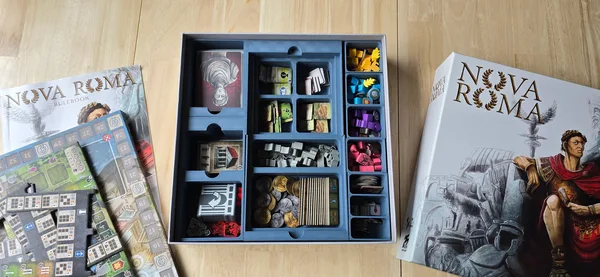 Nova Roma Board Game Insert