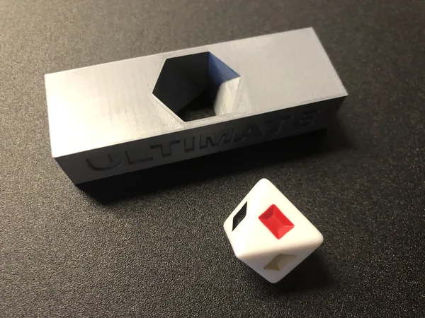 Special brick for storage of the Ultimate Jenga Dice