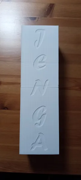 Jenga Box With sliding cover