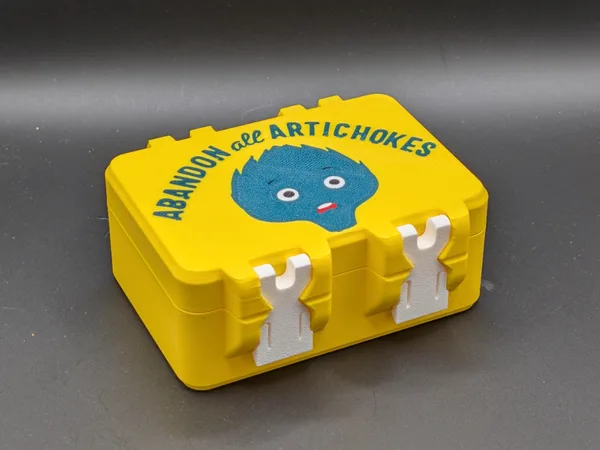 Abandon All Artichokes Card Box - SnapLock