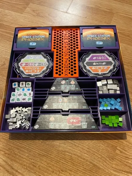 Space Station Phoenix Board Game Insert