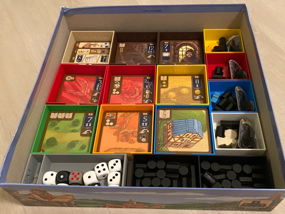 My Village Board Game Organizer/Insert + Vagrants