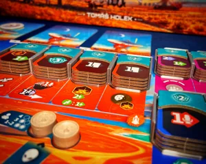 Tech tiles holder for the boardgame SETI